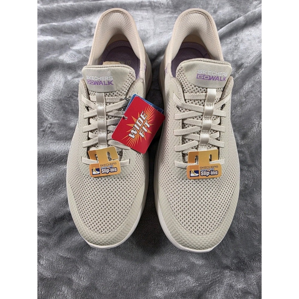 Skechers Women's Cream Sneakers - Picture 2 of 7